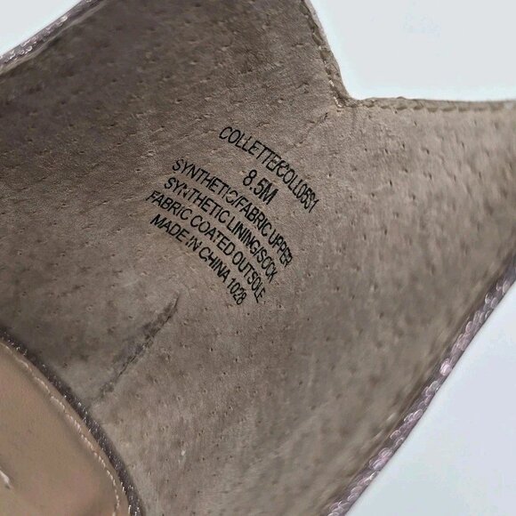 Steve Madden Colette Heels 8.5M Sparkle Blush Rhinestone Strappy - Picture 5 of 15